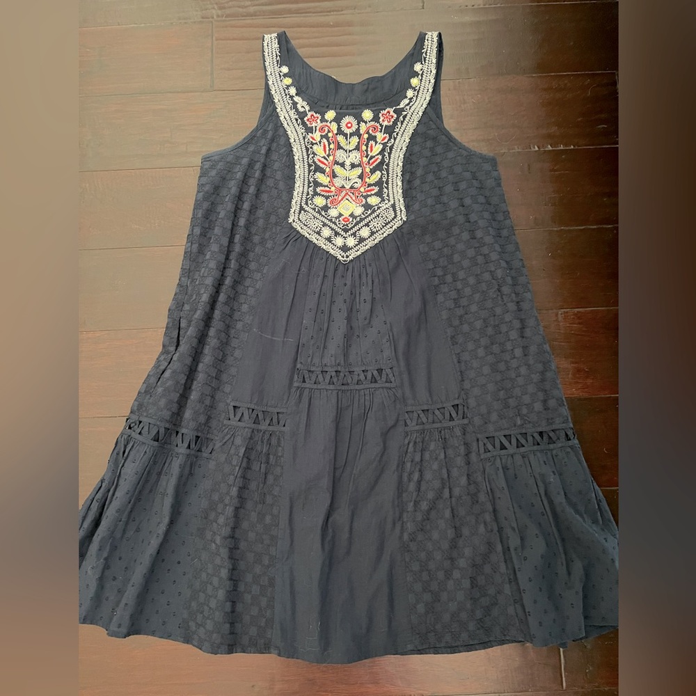 Maeve from Anthropologie Navy Mini Swing Dress - Size 6